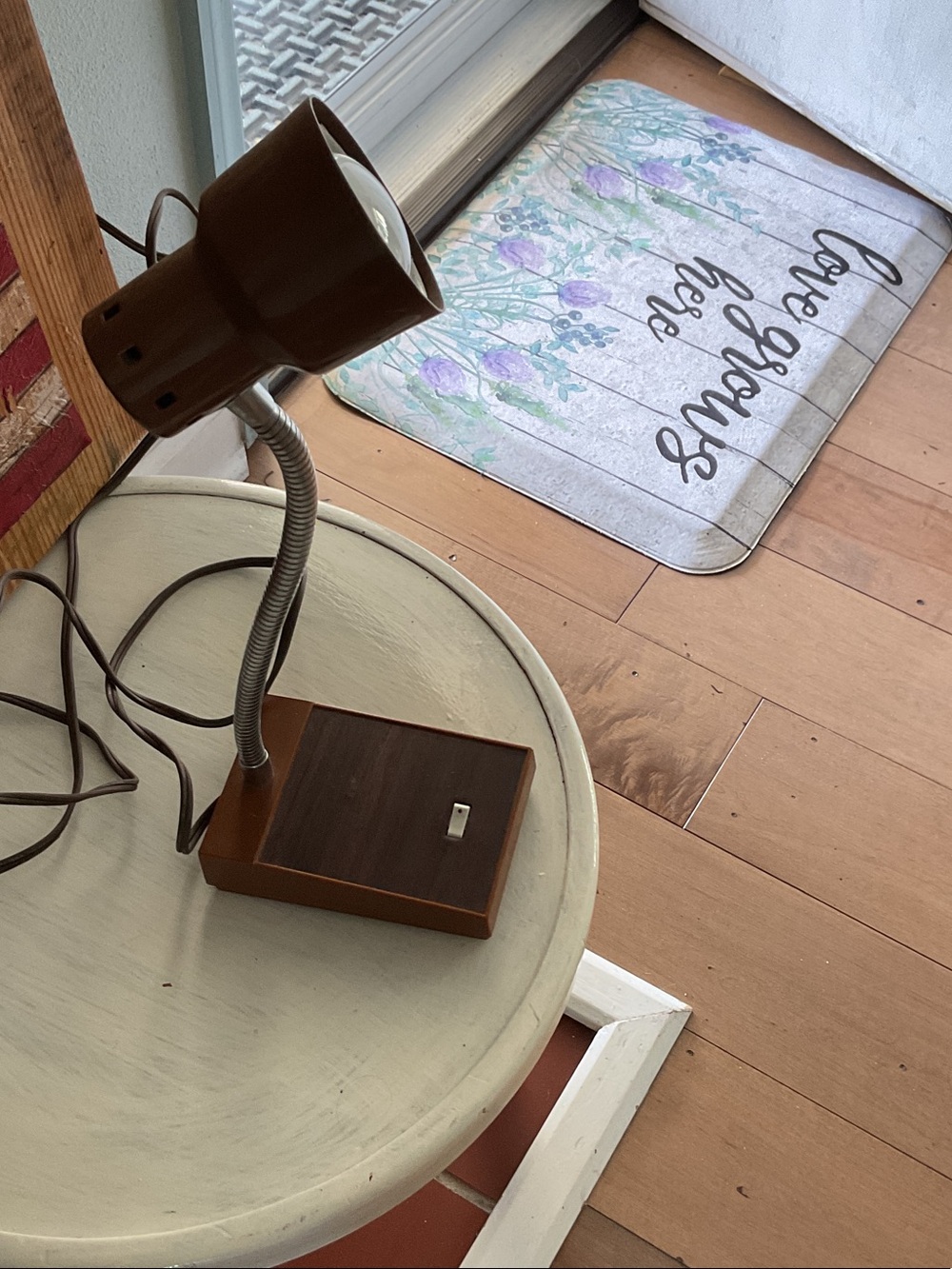 Vintage 1970’s and 80’s Mid-Century Modern Adjustable Desk Lamp in Brown